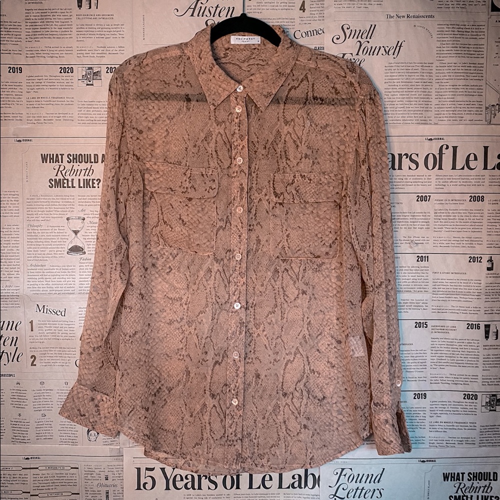 SLIM SIGNATURE SILK SHIRT